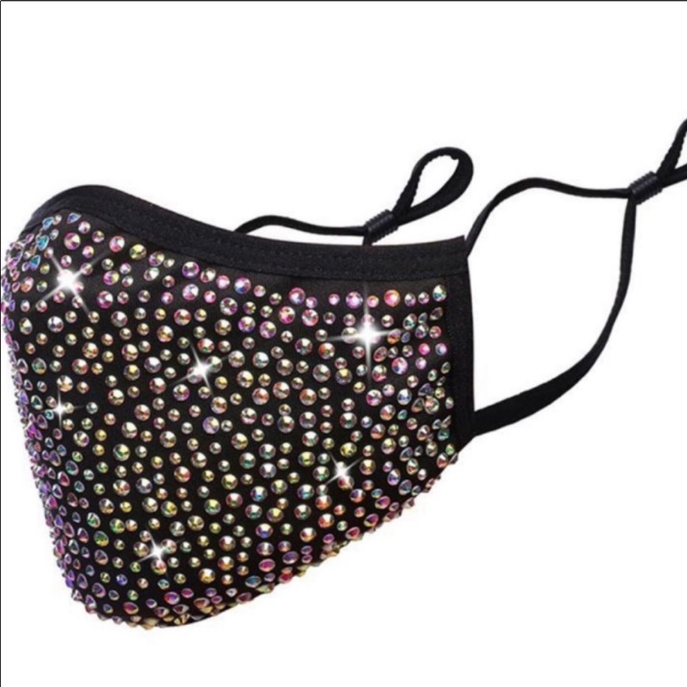 Bling Swarovski Rhinestones Mask